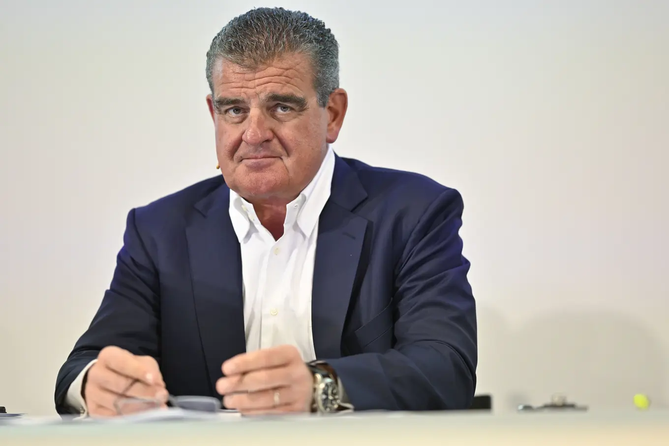 Peter Spuhler bei einer Präsentation